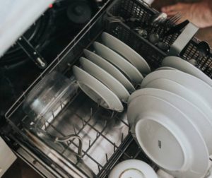 Why does my new dishwasher smell